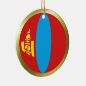Mongolische vlagornament keramisch ornament (Rechts)