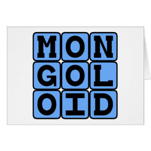 Mongoloid, aanstootgevende term