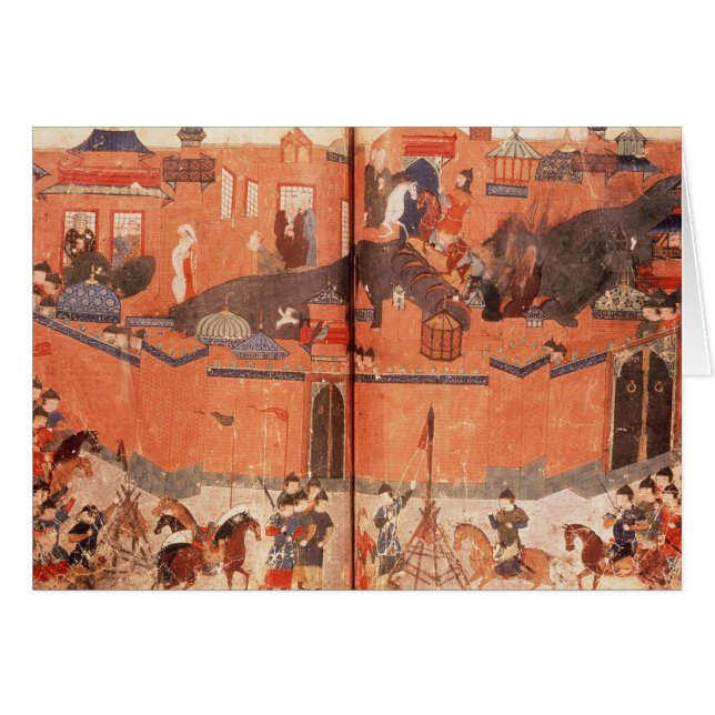 Mongols onder leiding van Hulagu Khan (Voorkant Horizontaal)