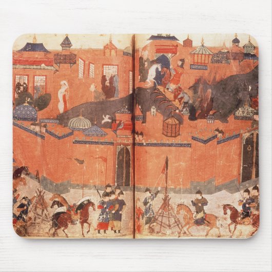 Mongols onder leiding van Hulagu Khan Muismat (Voorkant)