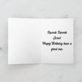 Mongoolse gerbil confetti kaart (Binnen)