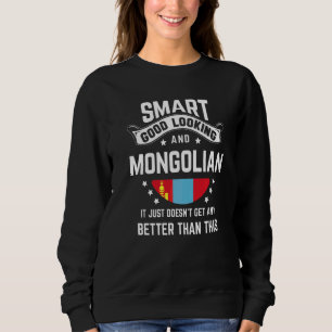 Mongoolse Vlag Inheemse Trots Mongolië Mongoolse Trui
