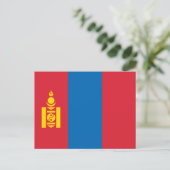 Mongoolse Vlag, Vlag van Mongolië Briefkaart (Staand voorkant)