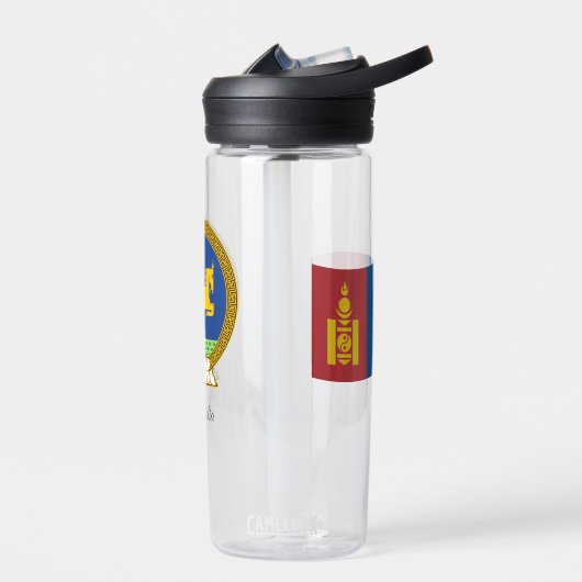 Mongoolse wapenmunt, vlag, Mongolië Waterfles (Links)