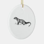 Mongoose Keramisch Ornament (Rechts)