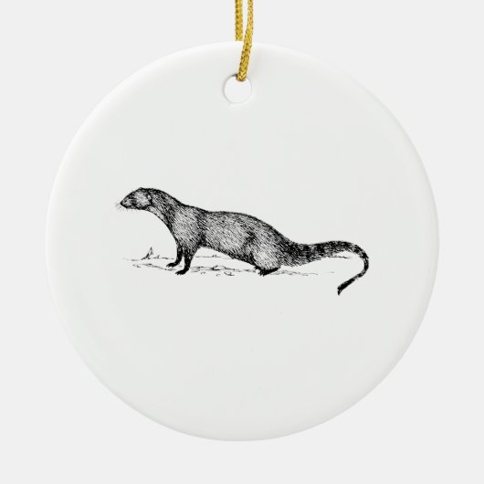 Mongoose Keramisch Ornament (Voorkant)