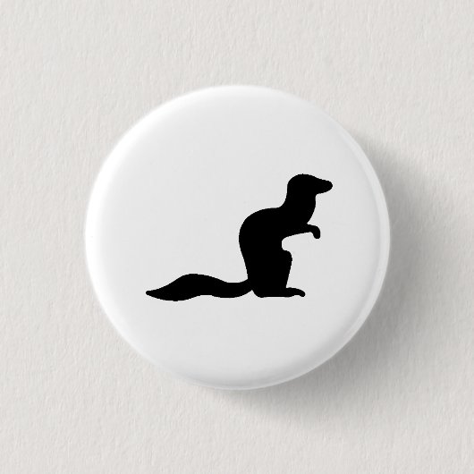 Mongoose Silhouette Ronde Button 3,2 Cm (Voorkant)