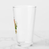 Mongram Vintage Bloemboeket Glazen Beker (Links)