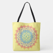 Mongrammed Mandala Tote Bag (Achterkant)