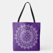 Mongrammed Mandala Tote Bag (Voorkant)