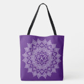 Mongrammed Mandala Tote Bag (Achterkant)