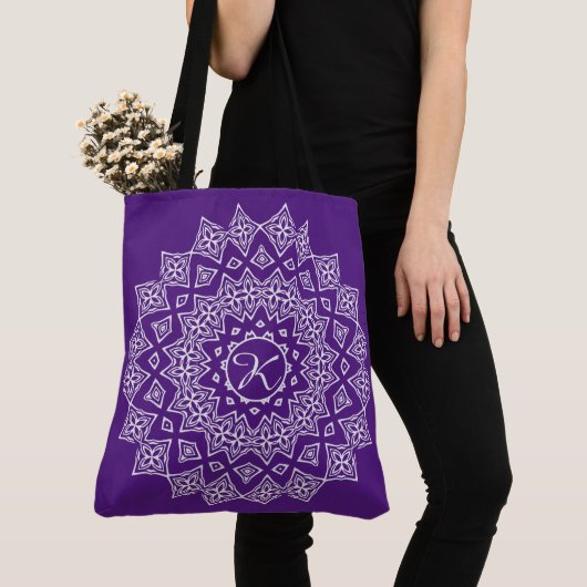 Mongrammed Mandala Tote Bag (Dichtbij)