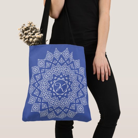 Mongrammed Mandala Tote Bag (Dichtbij)