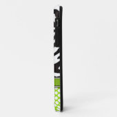 Mongrammed Zebra Print iPhone 5 Hoesje-Mate Case-Mate iPhone Case (Achterkant/links)