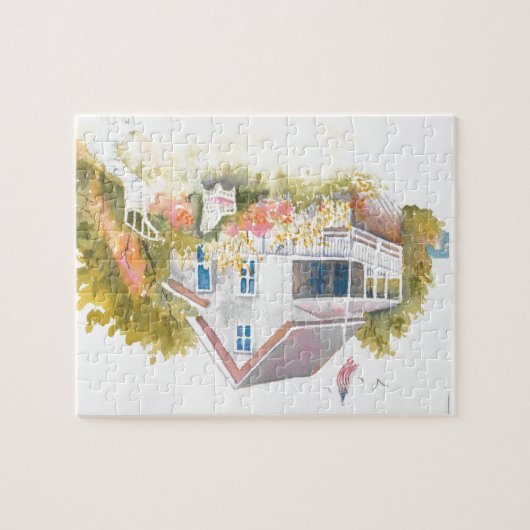 Monhegan Cottage J Kilburn Legpuzzel (Horizontaal)