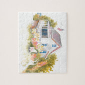 Monhegan Cottage J Kilburn Legpuzzel (Verticaal)