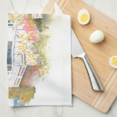 Monhegan Cottage J Kilburn Theedoek (Quarter Fold)