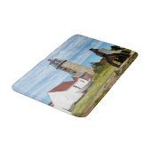 Monhegan Island Lighthouse, Maine Badmat (Gekanteld)