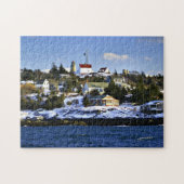 Monhegan Island Lighthouse, Maine Legpuzzel (Horizontaal)