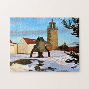 Monhegan Island Lighthouse, Maine Legpuzzel