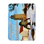 Monhegan Island Lighthouse, Maine Magneet (Verticaal)