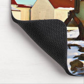 Monhegan Island Lighthouse, Maine Mousepad Muismat (Hoek)