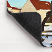 Monhegan Island Lighthouse, Maine Mousepad Muismat (Hoek)