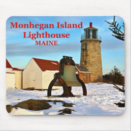 Monhegan Island Lighthouse, Maine Mousepad Muismat