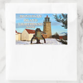 Monhegan Island Lighthouse, Maine Stickers (Tas)