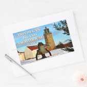 Monhegan Island Lighthouse, Maine Stickers (Envelop)