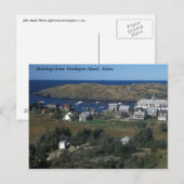 Monhegan Island, Maine Briefkaart (Voorkant / Achterkant)