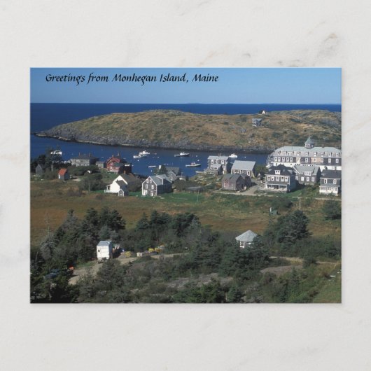 Monhegan Island, Maine Briefkaart (Voorkant)