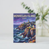 Monhegan Island VS Briefkaart (Staand voorkant)