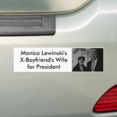 Monica Bumpersticker (Op auto)