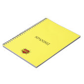 Monica Hart Geel Notitieboek (Linkerzijde)