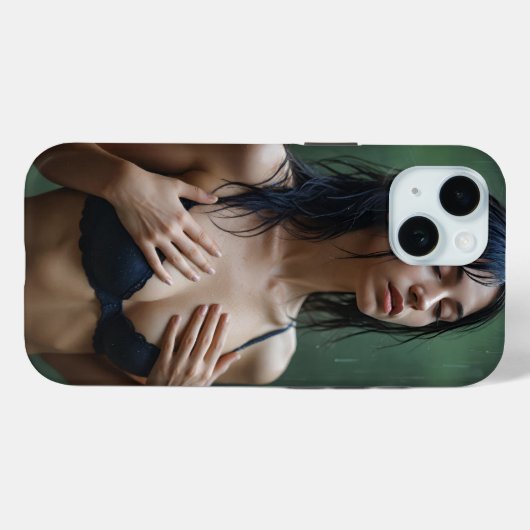 Monica in de regen Case-Mate iPhone case (Achterkant (horizontaal))
