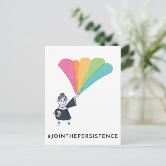 Monica Klasa RBG briefkaart (Staand voorkant)