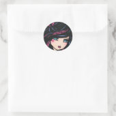 "Monica" Valentijn Hartveer Zeemeermin Stickers (Tas)