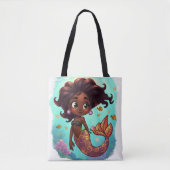 Monica- Zeemeermin: Tote Bag (Voorkant)