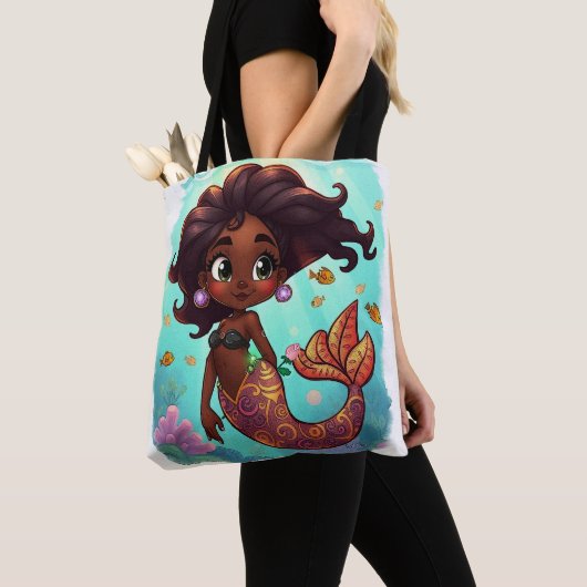 Monica- Zeemeermin: Tote Bag (Dichtbij)