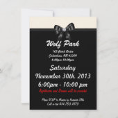 Monica's 45e verjaardag Invite Kaart (Achterkant)