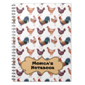 Monica's Chicken Spiral Notitieboek (Voorkant)