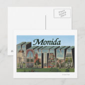 Monida, Montana Briefkaart (Voorkant / Achterkant)