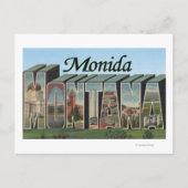 Monida, Montana Briefkaart (Voorkant)