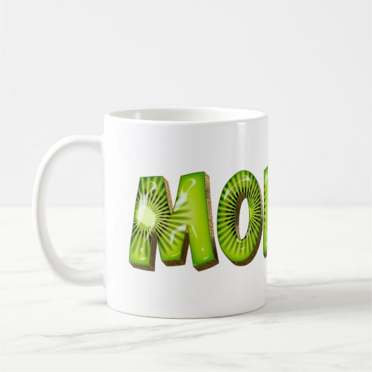 Monika Name Kiwi Style Tasse Teetasse Kaffeetasse Koffiemok (Links)