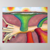 "Monisme" Pastel & olie van A. Louise Peterson Poster (Voorkant)