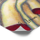 "Monisme" Pastel & olie van A. Louise Peterson Poster (Hoek)