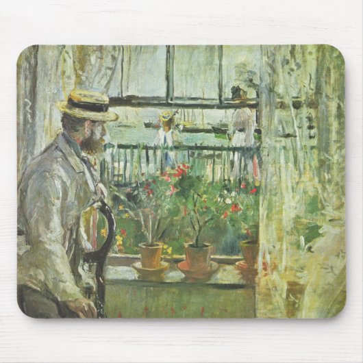 Monisot's "Eugene Manet" mousepad Muismat (Voorkant)
