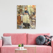 Monisot's "The Dining Room" canvasprint Canvas Afdruk (Insitu (Woonkamer))