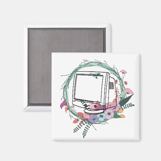 Monitor en Wreath Magneet (Voorkant / Achterkant)
